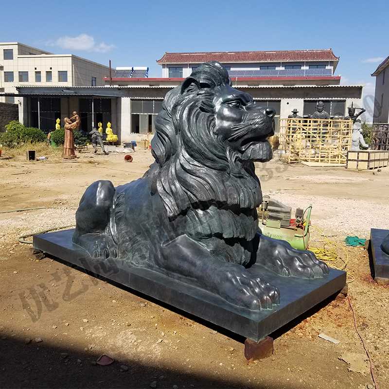 匯豐銅獅子，銅雕塑廠家，歐式銅獅子，銀行銅獅子雕塑
