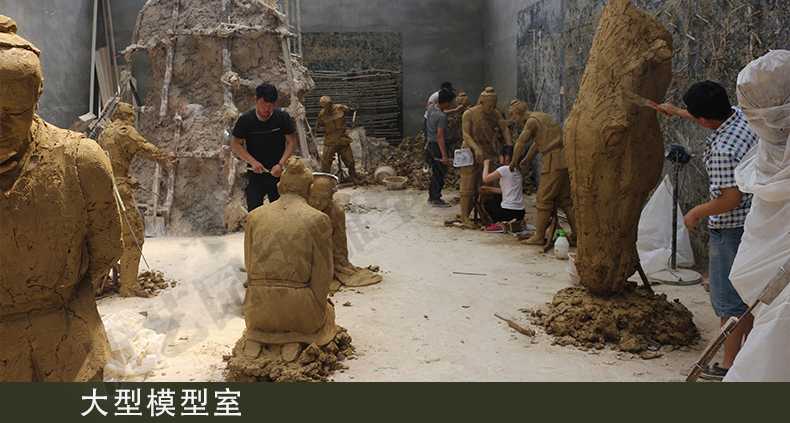銅雕塑模型室，銅雕塑模型